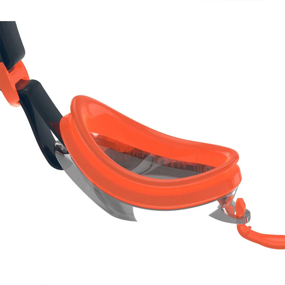 Очки для плавания детские SPEEDO Jet Mirror Jr, зеркальные линзы, Цвет очков/линз Оранжевый/Зеркальный Очки для плавания детские SPEEDO Jet Mirror Jr, зеркальные линзы, Цвет очков/линз Оранжевый/Зеркальный